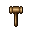 wooden hammer
